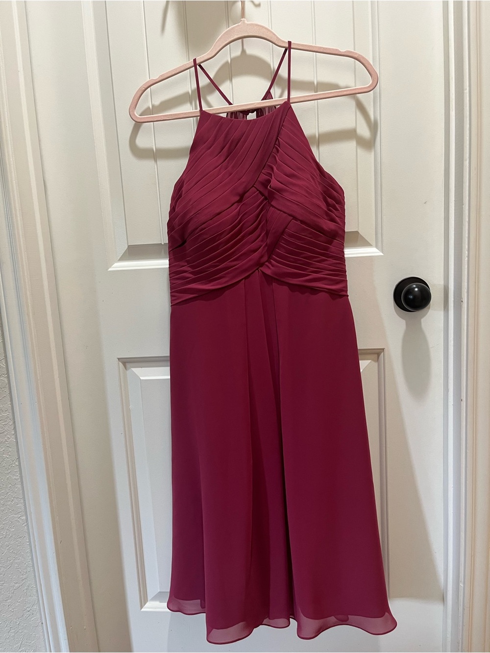 Altered Azazie Ginger Dress - Mulberry - Short - A0/A2